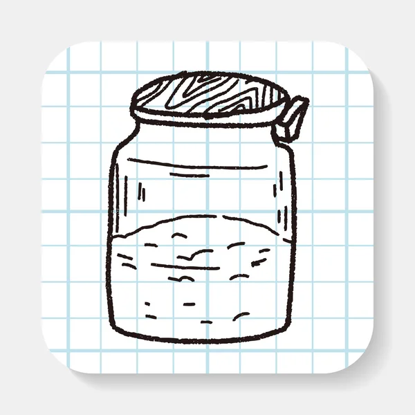 Salt peppar doodle — Stock vektor