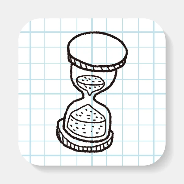 Tid doodle — Stock vektor