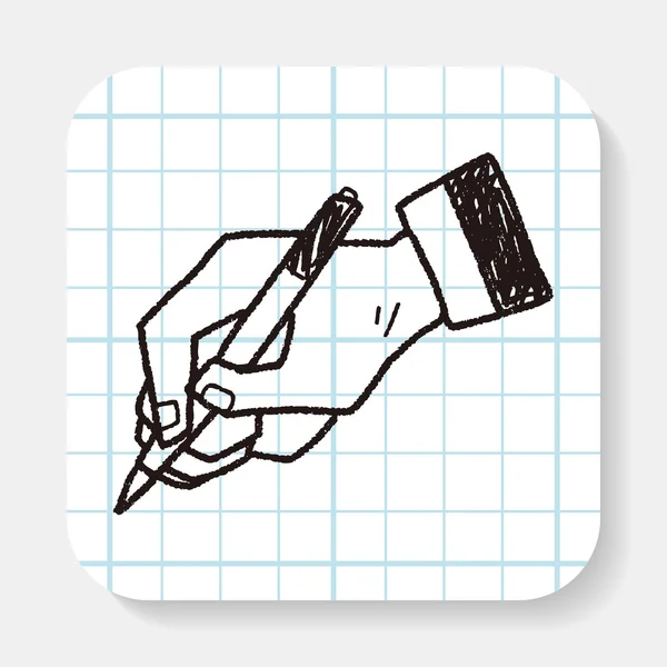 Écrire doodle — Image vectorielle