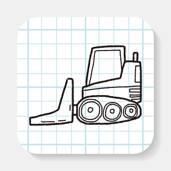 Camion doodle — Image vectorielle