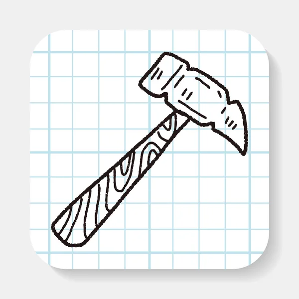 Hammer-Doodle — Stockvektor