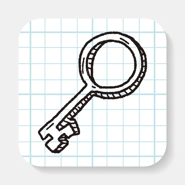 Doodle κλειδί — Διανυσματικό Αρχείο