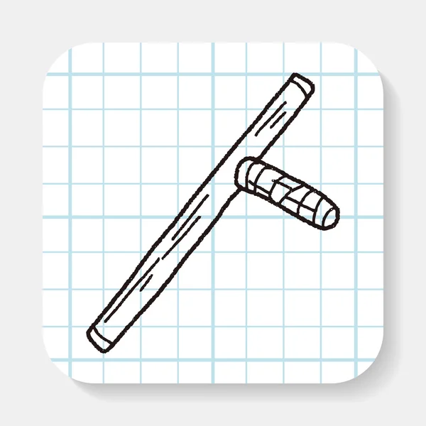 Stick doodle — Stockový vektor