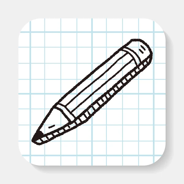 Crayon de caniche — Image vectorielle
