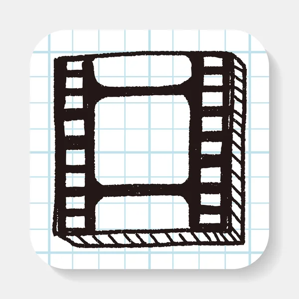 Film doodle — Stock Vector