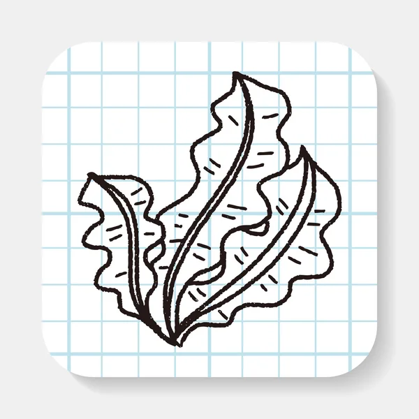 Kelp doodle — Stockvector