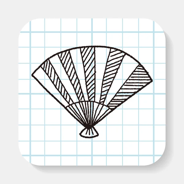 Ventilator doodle — Stockvector