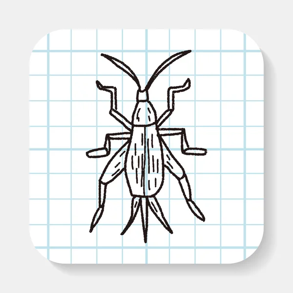 Insektenkritzel — Stockvektor