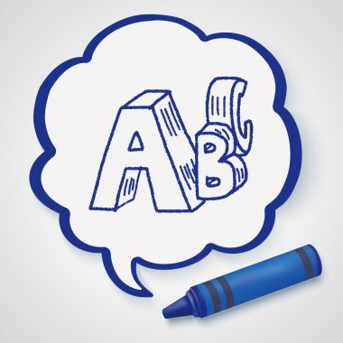 ABC doodle Icon öğesi