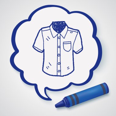 gömlek doodle Icon öğesi