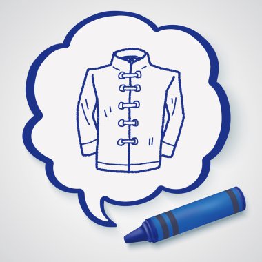 Çin takımı doodle Icon öğesi