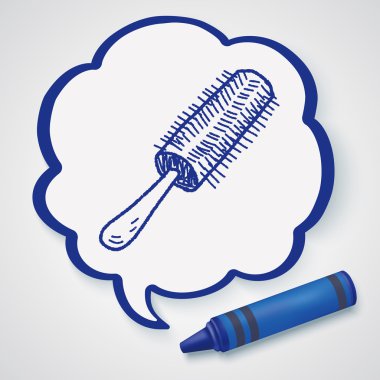 Tarak doodle Icon öğesi