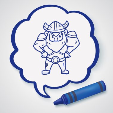 Viking doodle Icon öğesi