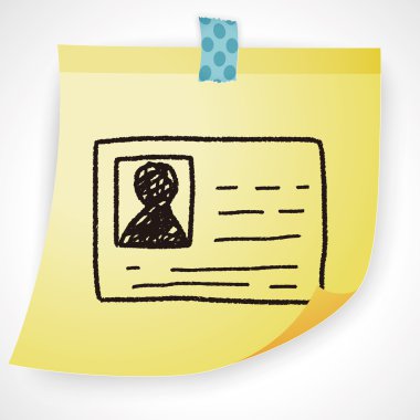 Doodle kimlik kartı