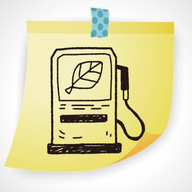 Çevre koruma kavramı; Benzin, vektör çizim yeniden kullanımını azaltmak