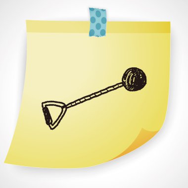 Gülle atma doodle Icon öğesi