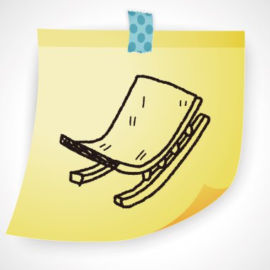 atlı kızak doodle Icon öğesi
