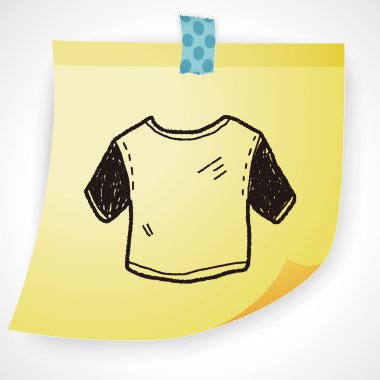 t-shirt doodle Icon öğesi