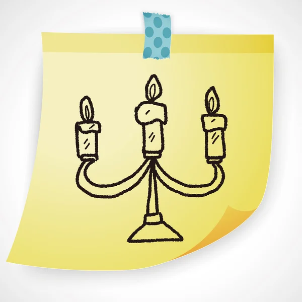 Элемент значка свечи — стоковый вектор