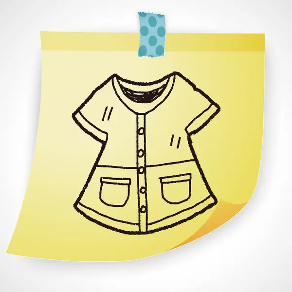 Sobretodo doodle icono elemento — Vector de stock