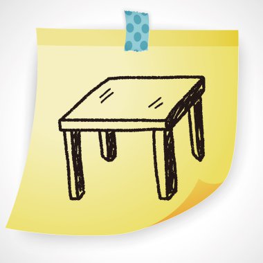 Tablo doodle Icon öğesi