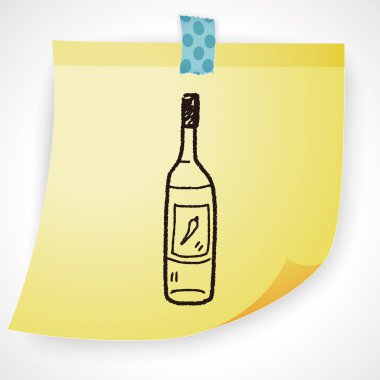Acı biber sosu doodle Icon öğesi