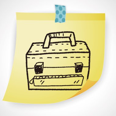 Evrak Çantası'nı doodle Icon öğesi