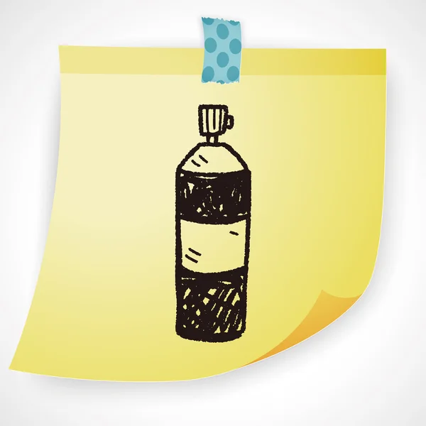 杀虫剂涂鸦图标元素 — 图库矢量图片