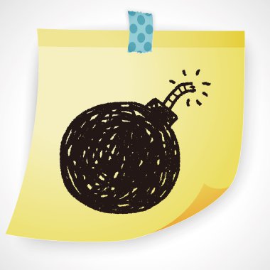 bomba doodle Icon öğesi