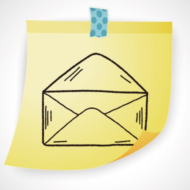 Doodle Gönder posta simgesini öğesi