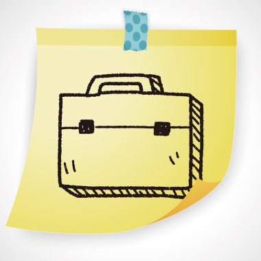 Evrak Çantası'nı doodle Icon öğesi