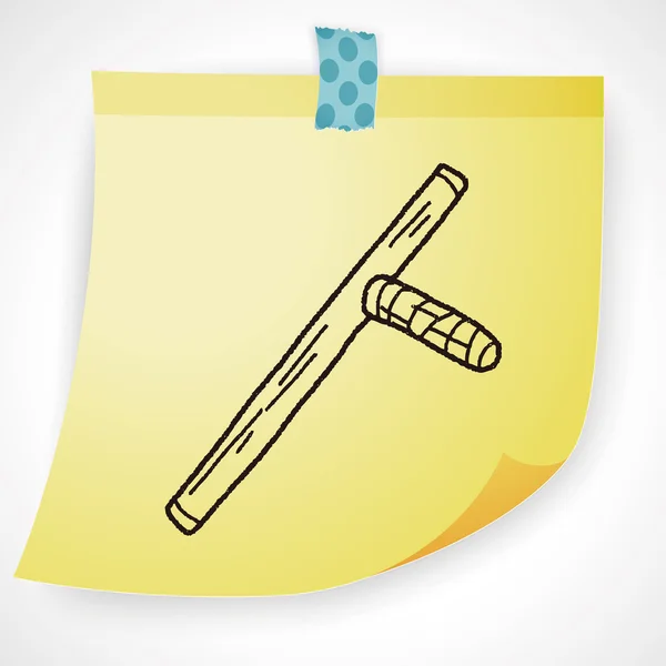 Stick doodle icono elemento — Vector de stock