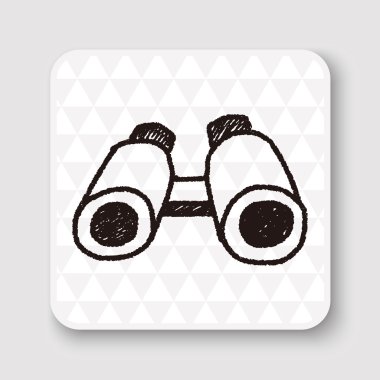 karalama dürbünü vektör çizimi