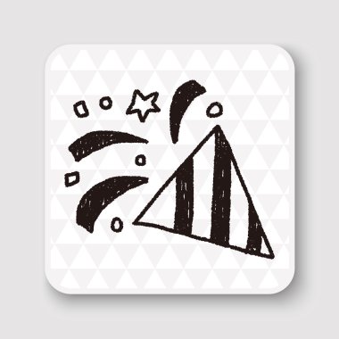 Kraker karalama vektör çizimi