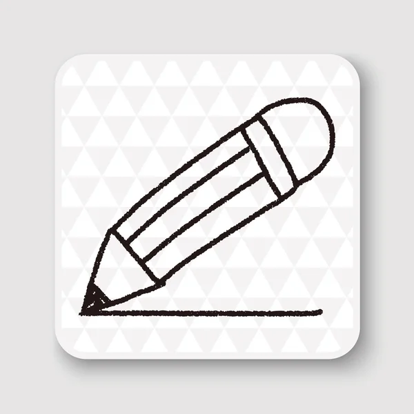 Doodle Pencil Vektor Illustration — Stockvektor
