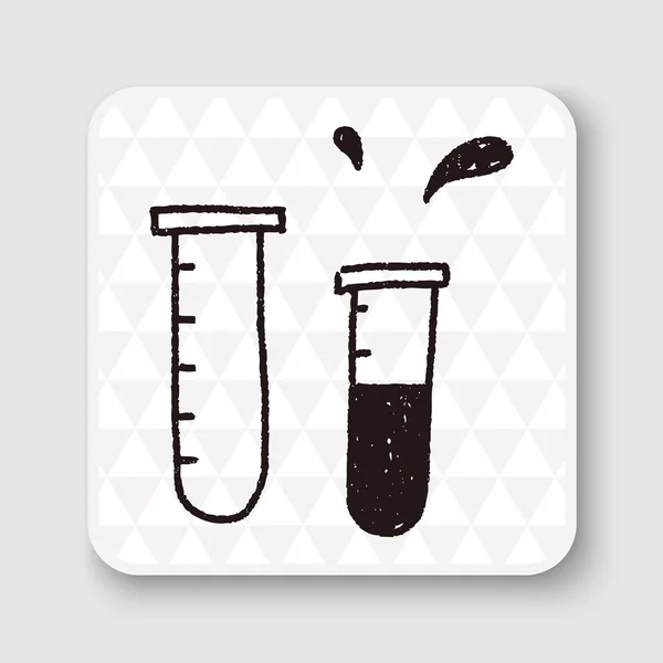 Doodle chemie vector illustratie — Stockvector