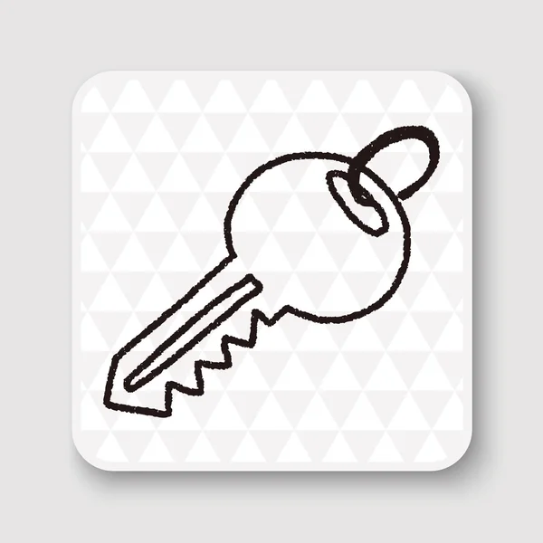 Εικόνα διανύσματος Doodle Key — Διανυσματικό Αρχείο