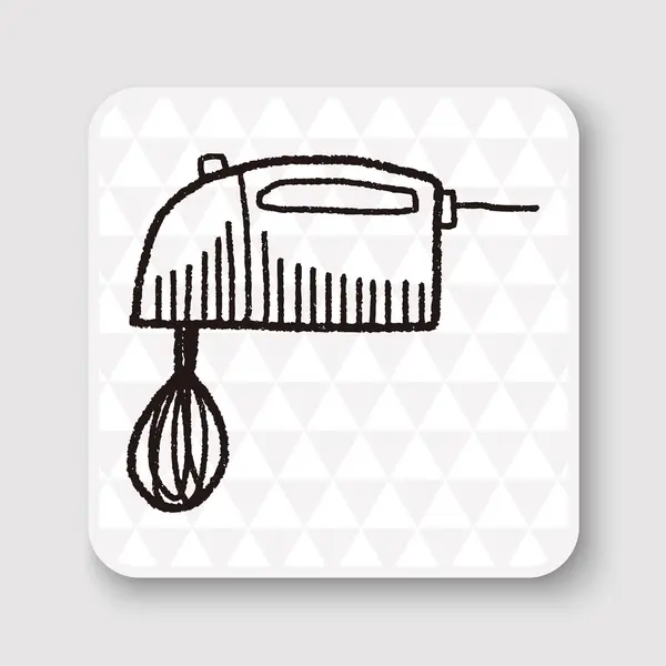 Ilustracja wektor Doodle mixer — Wektor stockowy