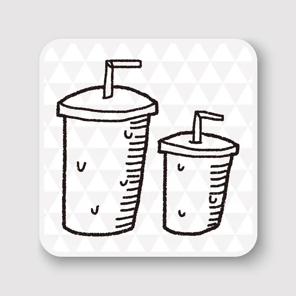 Doodle เครื่องดื่ม ภาพเวกเตอร์ — ภาพเวกเตอร์สต็อก