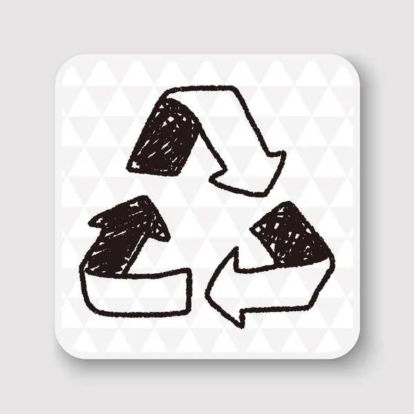 Concept de protection de l'environnement ; Faire du recyclage pour protéger notre illustration vectorielle — Image vectorielle