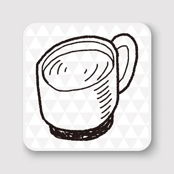 Doodle coffee vector illustration — Stock Vector