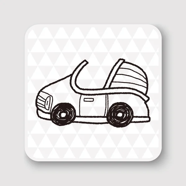 Ilustracja wektorowa doodle samochodu — Wektor stockowy