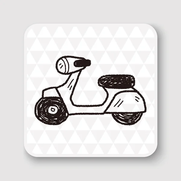 Мотоцикл каракулі Векторні ілюстрації Векторні ілюстрації — стоковий вектор