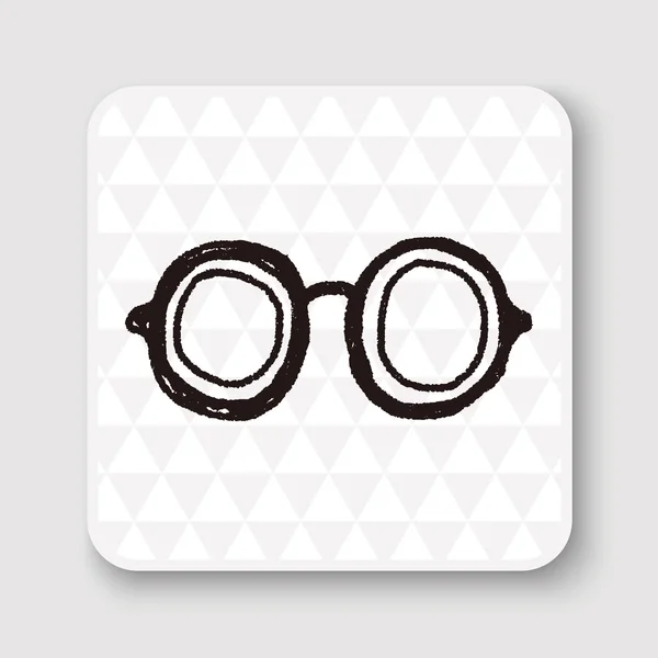 Krable bril vector illustratie — Stockvector