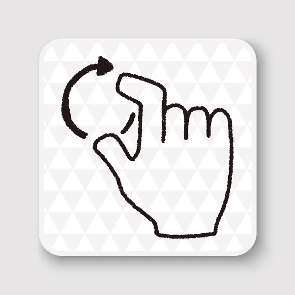 Векторная иллюстрация вектора жестов — стоковый вектор