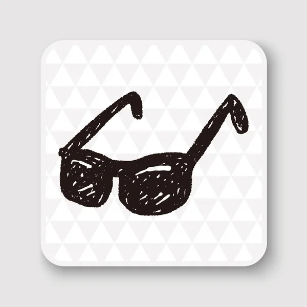 Doodle Sonnenbrille Vektor Illustration — Stockvektor