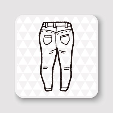 kot doodle vektör çizim