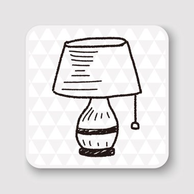 lamba doodle vektör çizim