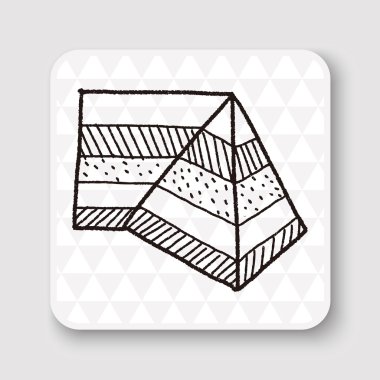 Infographic grafik çizim vektör çizim vektör çizim doodle