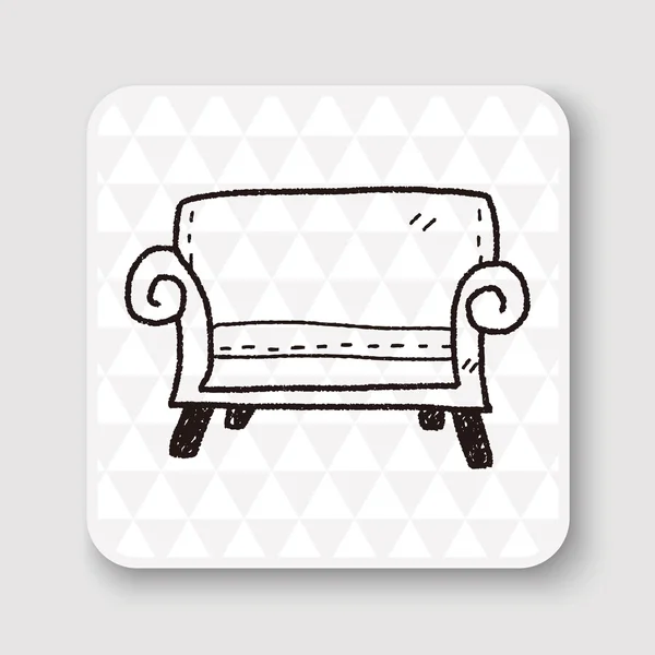 Sofa wektor zbiory ilustracja ilustracja wektorowa — Wektor stockowy